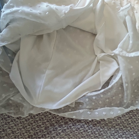 SHEIN White Backless Spaghetti-Strap Ruffle Dress - Picture 9 of 11